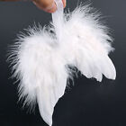 10pcs White Vintage Feather Hanging Angel Wing Christmas Tree Wedding Decoration