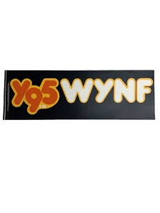 Y95 WYNF RON & RON TAMPA BAYS ROCK N ROLL STOßSTANGE AUFKLEBER ABZIEHBILD VINTAGE 70er - Bild 1 von 4