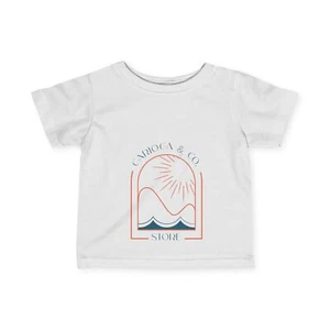 Sunny Waves Infant Tee, Beach Vibe Baby Shirt, Summer Gift Tee - Picture 1 of 4