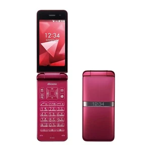 [New] KYOCERA KY-42C DIGNO KEITAI RED ANDROID FLIP PHONE UNLOCKED JAPAN - Picture 1 of 4
