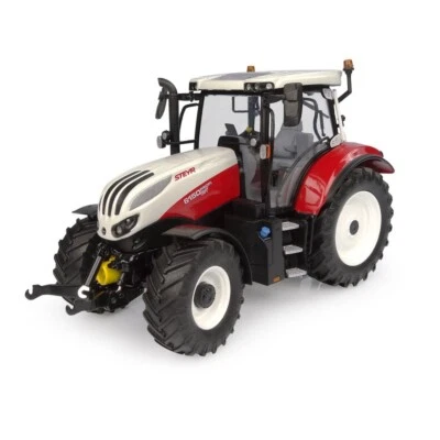 UNIVERSAL HOBBIES - STEYR 6150 Profi CVT 2023 bianco e rosso - 1/32 - UH6461 - Immagine 1 di 4