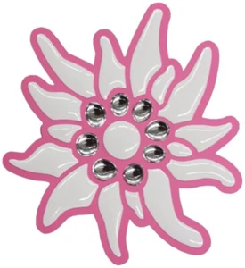 3D-adhesivo-cromo edelweiss 70 x 65 mm blanco/plata - Imagen 1 de 1