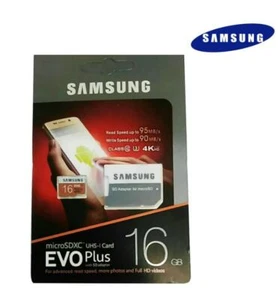 Tarjeta de memoria Samsung EVO Plus Micro SD 16 GB Class10 SDXC con adaptador - Imagen 1 de 4