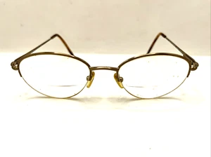 Kirkland Signature Eyeglasses Marthe #390019 Ant Gold Frames Only 51-19-140 - Picture 1 of 6