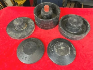 5 Vintage Wood Foundry Forms, Wheels, Round ~ Wall, Shelf Display, Repurpose! - Picture 1 of 11