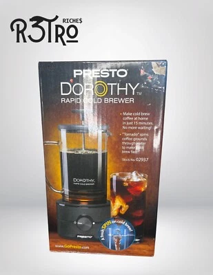 Cold Brew Coffee Maker / Iced Coffee Maker Presto Dorothy Rapid Cold Brewer NEW - Image 1 of 3