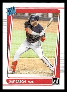 2021 Donruss #45 Luis Garcia Washington Nationals  Baseball card