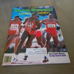 Carl Lewis SPORTS ILLUSTRATED - 20 de agosto de 1984 revista olímpica vintage - Imagen 1 de 1