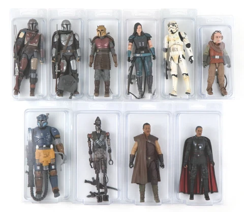 Star Wars Mandalorian 6 Inch Black Series Set Lot of 10 Loose Cara Dune Cover