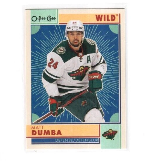 2022-23 O-Pee-Chee Retro Base Card # 398 Matt Dumba Minnesota Wild - Image 1 of 2