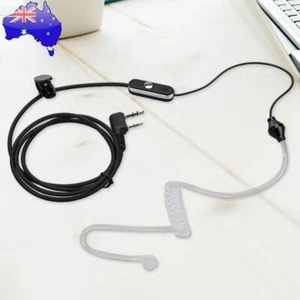 Plastic Walkie Talkie Headset 2 Pin Acoustic Tube for Baofeng Retevis Radios - Zdjęcie 1 z 5