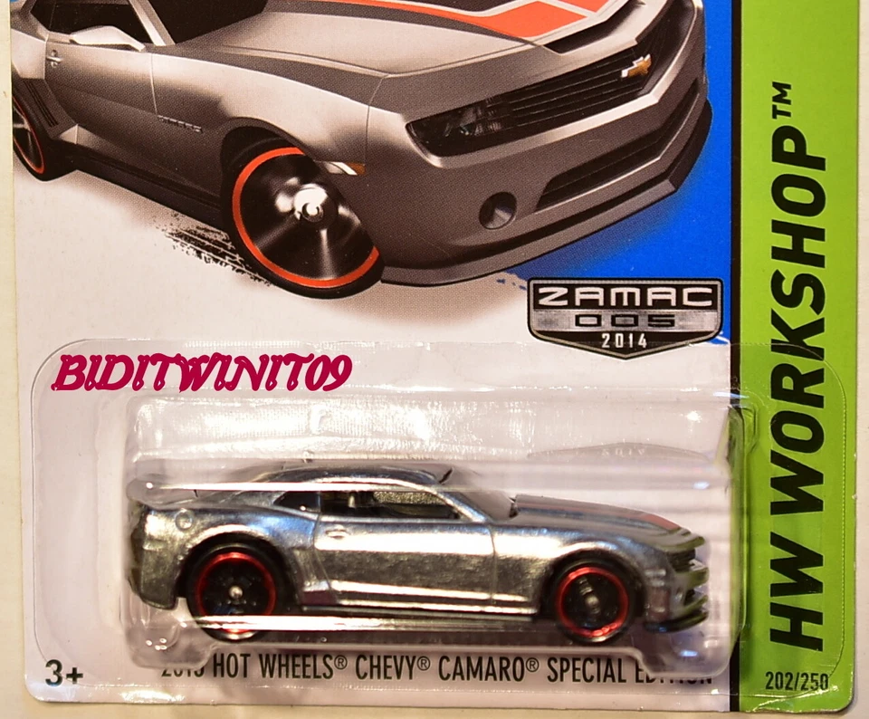 Hot Wheels Workshop 2013 HW CHEVY CAMARO EDICIÓN ESPECIAL ZAMAC Foto 1 de 1