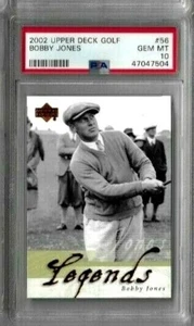 2002 Upper Deck Golf Bobby Jones PSA 10 - Picture 1 of 2