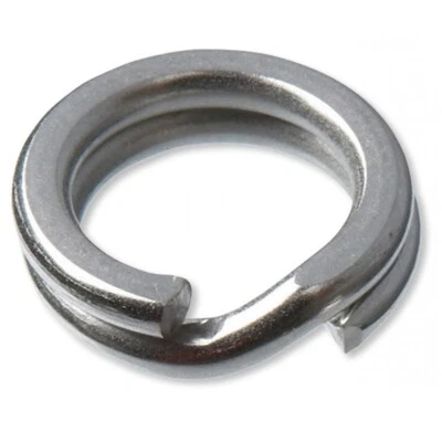 Cormoran Sprengringe flach 12,0mm 80kg Stainless Steel Stahl 8 Stück Springringe - Bild 1 von 2