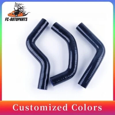 Manguera radiador refrigerante silicona negra para Suzuki SWIFT 1.3L G13 GTI 1989-2000 Foto 1 de 4