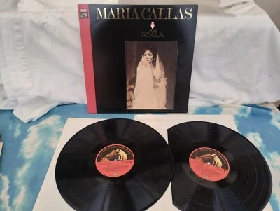 Maria Callas Alla Scala DBL LP Gatefold EMI 2-55 2903293 w/BOOKLET VG+ - Image 1 of 4