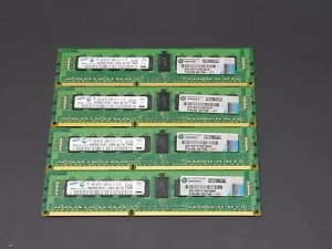 Samsung 16GB Kit 4GB PC3-10600R 1333MHz Server Ram M393B5270CH0-CH9Q5 591750-071 - Picture 1 of 3