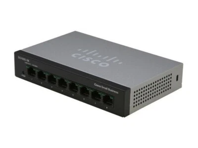 Cisco Systems 100 Series SG100D-08-V2 Unmanaged 8-Port Desktop Gigabit Switch - Image 1 of 4