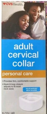Coleira cervical ajustável CVS adulto, tamanho único serve para todos, nova no pacote - Imagem 1 de 4