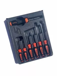 Herramientas Snap On SGDX60RAT Naranja 6 piezas Juego de destornilladores de agarre suave con trinquete - Imagen 1 de 6