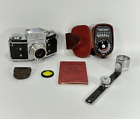 Vintage Ihagee Dresden Exakta VX Camera w/ Carl Zeiss Tessar 50mm f/3.5 Lens