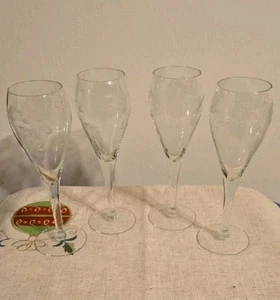 Princess House Vintage Champaign Flutes, Item # 598 - Picture 1 of 1