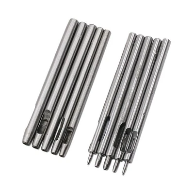  10pcs en cuir creux rond poinçon outil taille ceinture montre bande bracelet en - Imagen 1 de 4