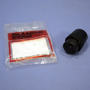P&S gerader Messerstecker 15A 250V einphasig 6-15R 5669-BK im Beutel - Bild 1 von 4
