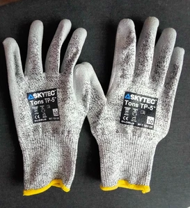 Skytec Tons TP-5 Cut Resistant Gloves  Work Safety Gloves Size XL - 10 - Picture 1 of 4
