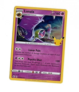 Lunala 015/025 25th Anniversary Celebrations Pokemon Holo Foil - Picture 1 of 2