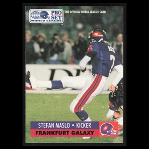 Stefan Maslo #62 1991 Pro Set WLAF Frankfurt Galaxy Football Card NFL NM - Picture 1 of 3