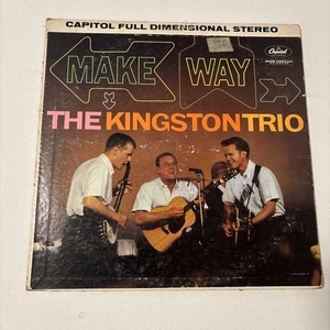 The Kingston Trio – Make Way! Vinyl, LP 1961 Capitol LST 1474 VG Sonic Clean! - Foto 1 di 6