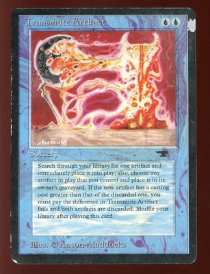 1994 Antiquities Transumute Artifact ~ Vintage MTG/Magic - Image 1 of 2