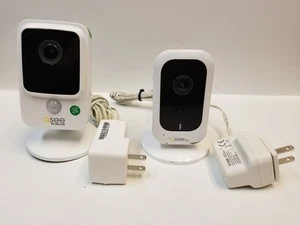 Q-see QCW4K1MCW White & Black Wireless 4K Ultra HD Wi-fi Cube Camera W/Audio - Picture 1 of 10