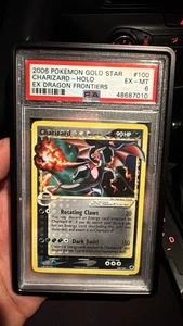 Pokemon 2006 EX Dragon Frontiers Gold Star #100 Charizard-Holo PSA 6 - Picture 1 of 1