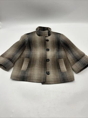 Blazer Axcess Liz Claiborne Traje Chaqueta Cuadros Tweed Top Abrigo Talla Grande LIMPIO Foto 1 de 4