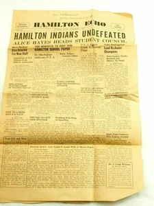 Alexander Hamilton Jr. High Houston Texas, HAMILTON ECHO Zeitung 1938 - Bild 1 von 8