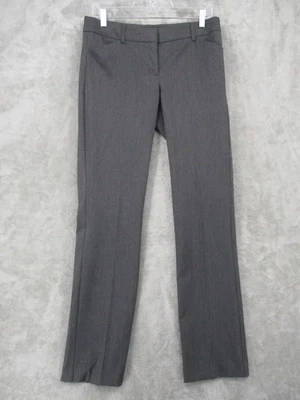 Express Pants Womens 4 Editor Straight Leg Stretch Trousers Career Office Gray - Image 1 of 4