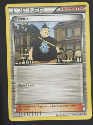 Tierno - 107/119 - XY Phantom Forces Pokemon - Image 1 of 2