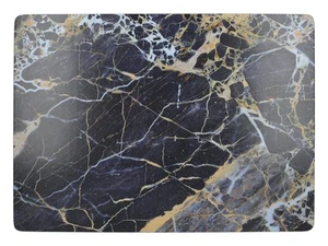 Creative Tops Navy Marble Pack Of 4 Premium Placemats 40 x 29 cm Heat-resistant - Picture 1 of 10