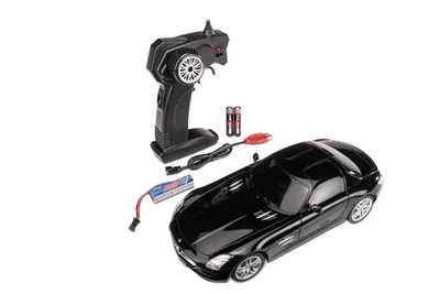 Carson 500404310 1:24 Mercedes Benz SLS AMG 2.4G 100% RTR nero - Auto telecomand - Immagine 1 di 4