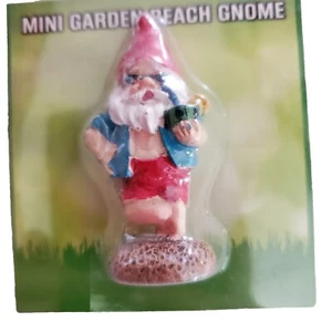 NEW Mini Garden Beach Gnome - Gnome Vacationing - Picture 1 of 4