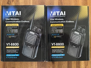 2 x Vitai VT8800 Walkie Talkie Radios - Photo 1/2