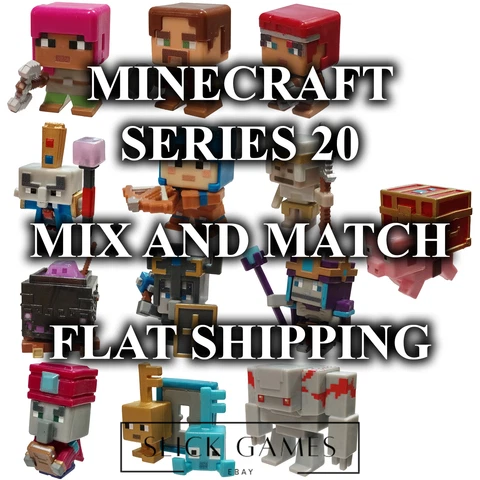 Minecraft Mini Figures Mattel | Series 20 | Dungeons Series | Choose Your Figure Cover