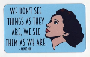 Anais Nin Vinyl Aufkleber oder Magnet - Städte des Inneren, Winter der Kunst - Bild 1 von 1