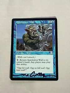 MTG Quicksilver Wall Artist Proof and Signature Signed Cavotta - Picture 1 of 2