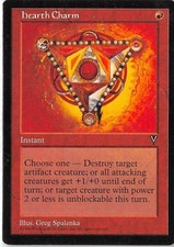 Hearth Charm *PLAYSET* Magic MtG x4 Visions MP