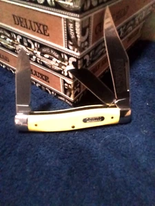 CAMILLUS POCKET KNIFE ROUGHCUT 3 BLADE STOCKMAN NEW NO BOX MADE IN THE USA LOOK - Picture 1 of 7