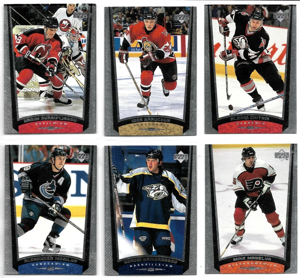 VADIM SHARIFIJANOV NEW JERSEY DEVILS 1998-99 UPPER DECK CALDER CUP ROOKIE #309 - Image 1 of 1