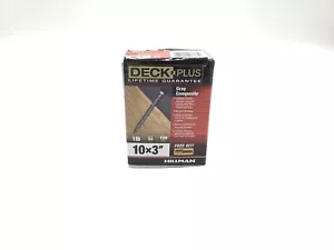 Hillman Deck Plus Gray Composite Deck Screws #10 x 3" - 1 lb. Box - Picture 1 of 2